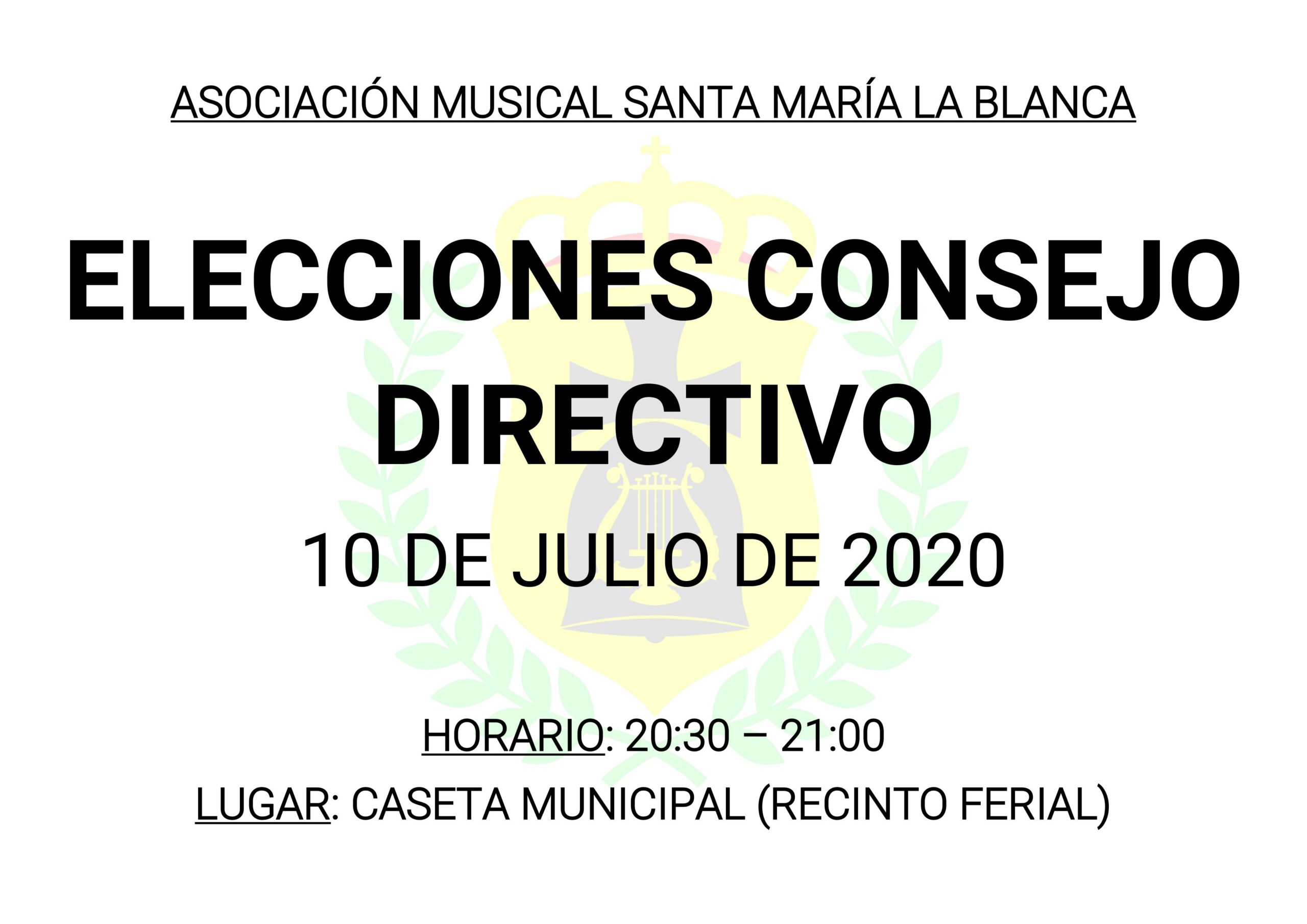 ELECCIONES AL CONSEJO DIRECTIVO
